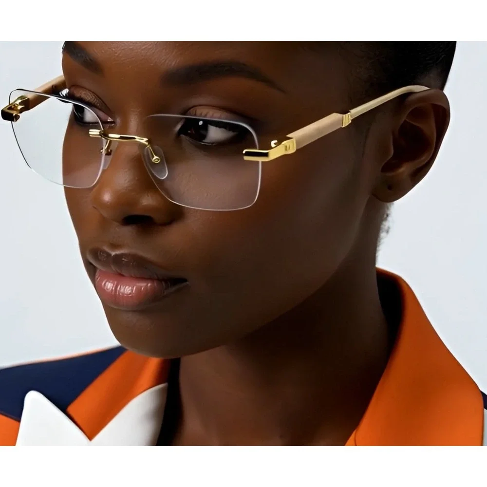 Chic Sunglasses Sophistication‎ Clear Lens Women Fashion Eyewear Casual Trendy
